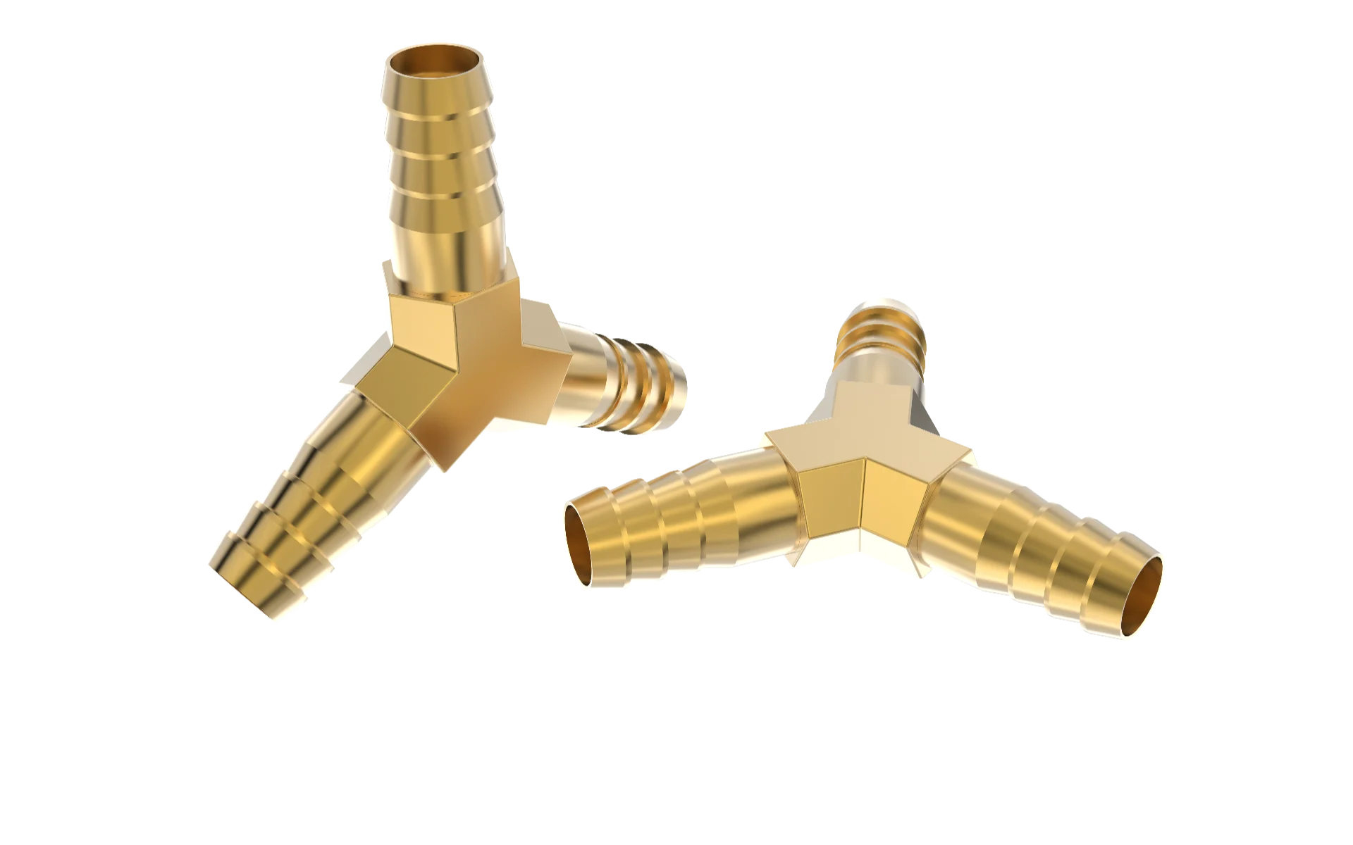 Y Hose Brass Fitting