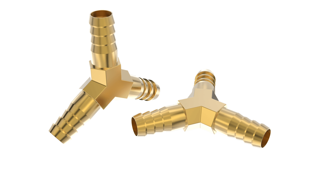 Brass Hose Y Joint