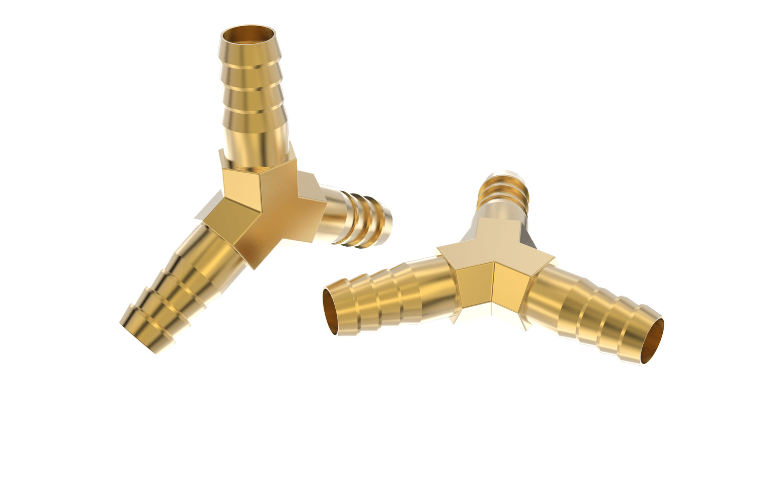 Brass Hose Y Joint