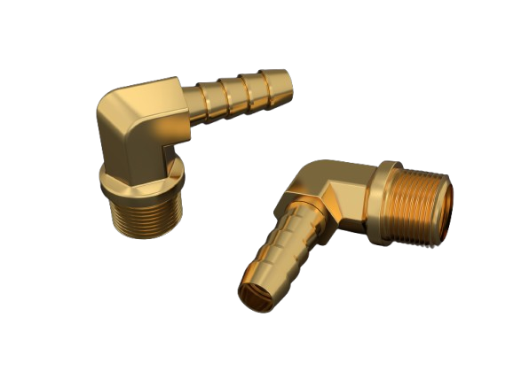 Brass Hose Elbow